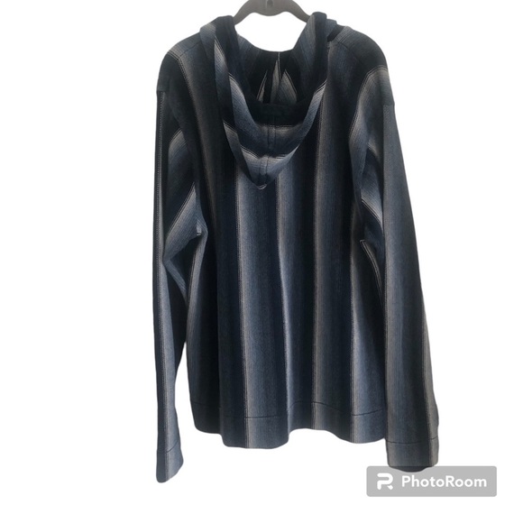 Mexican Baja blue hoodie sweater Size  XL 100% thick Cotton - Picture 3 of 12